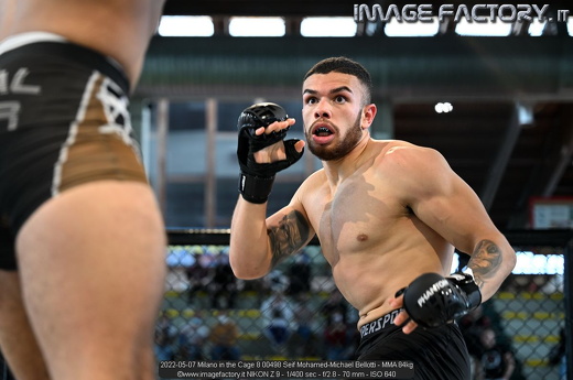 2022-05-07 Milano in the Cage 8 00498 Seif Mohamed-Michael Bellotti - MMA 84kg